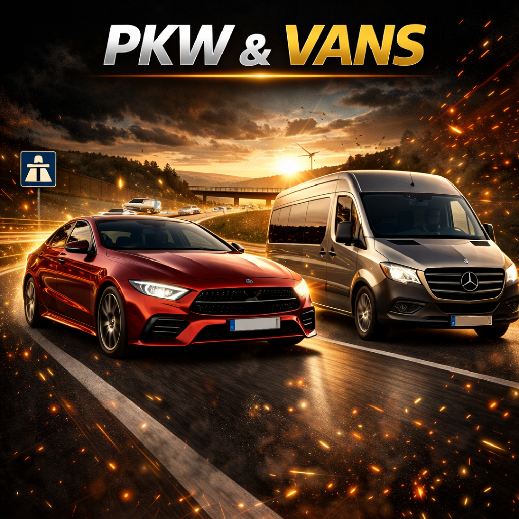 Beschädigter PKW nach einem Unfall