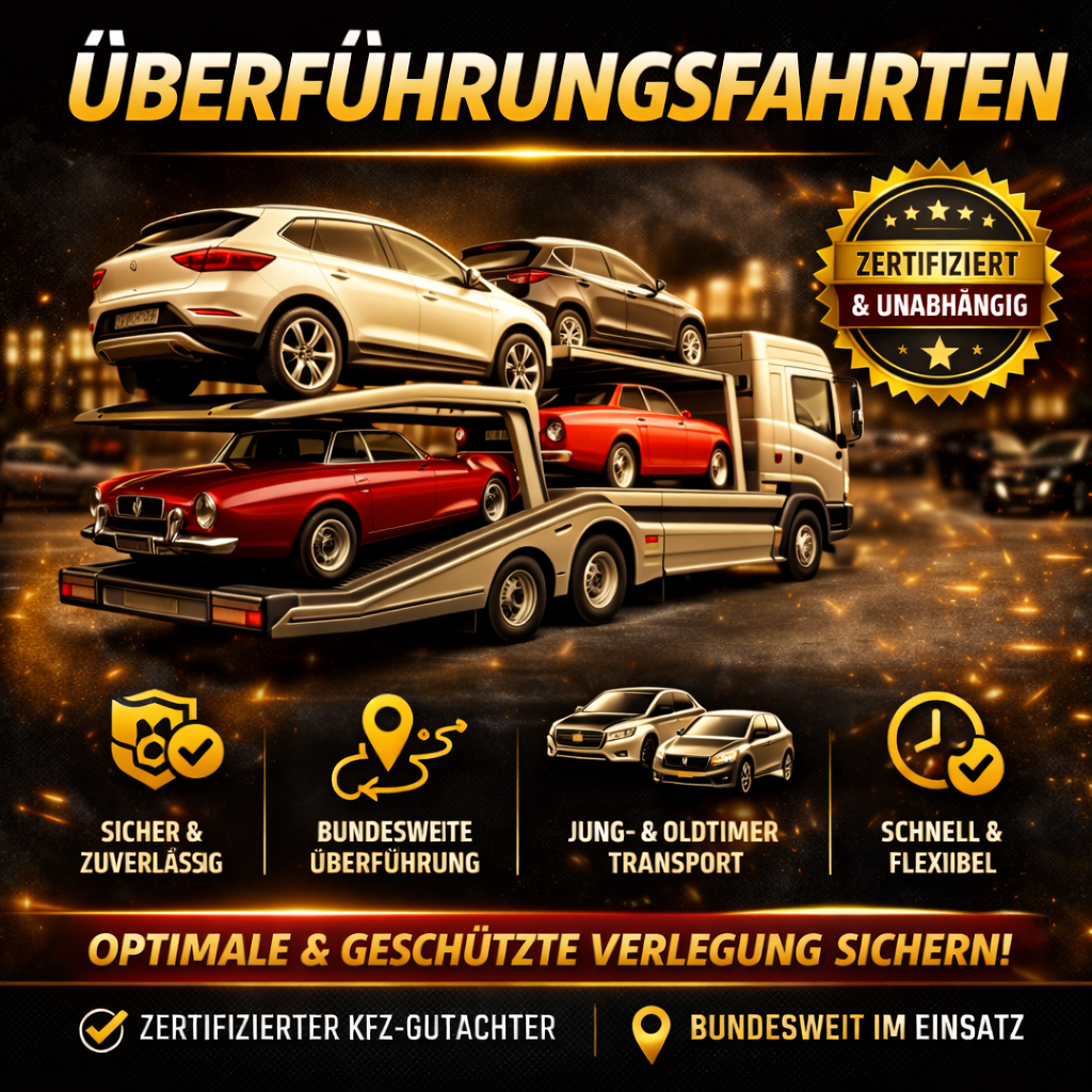 Fahrzeug wird professionell überführt
